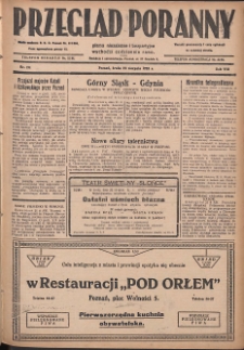 Przegląd Poranny: pismo niezależne i bezpartyjne 1928.08.22 R.8 Nr191