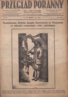 Przegląd Poranny: pismo niezależne i bezpartyjne 1928.07.01 R.8 Nr148
