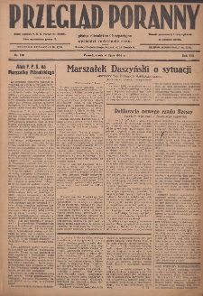 Przegląd Poranny: pismo niezależne i bezpartyjne 1928.07.04 R.8 Nr150