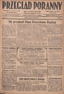 Przegląd Poranny: pismo niezależne i bezpartyjne 1928.07.17 R.8 Nr161