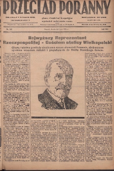 Przegląd Poranny: pismo niezależne i bezpartyjne 1928.07.18 R.8 Nr162