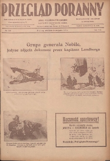Przegląd Poranny: pismo niezależne i bezpartyjne 1928.08.26 R.8 Nr195