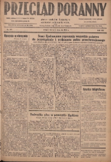 Przegląd Poranny: pismo niezależne i bezpartyjne 1928.08.29 R.8 Nr197