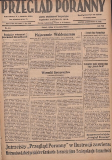 Przegląd Poranny: pismo niezależne i bezpartyjne 1928.09.15 R.8 Nr212