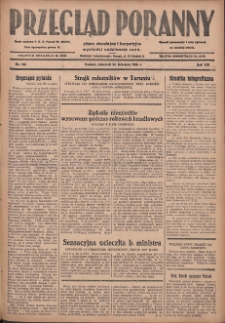 Przegląd Poranny: pismo niezależne i bezpartyjne 1928.09.20 R.8 Nr216