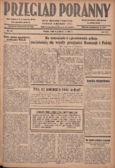 Przegląd Poranny: pismo niezależne i bezpartyjne 1928.10.03 R.8 Nr227