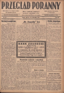 Przegląd Poranny: pismo niezależne i bezpartyjne 1928.10.14 R.8 Nr237