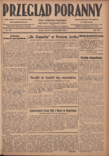 Przegląd Poranny: pismo niezależne i bezpartyjne 1928.10.16 R.8 Nr238