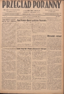 Przegląd Poranny: pismo niezależne i bezpartyjne 1928.10.21 R.8 Nr243