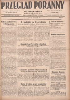 Przegląd Poranny: pismo niezależne i bezpartyjne 1928.10.24 R.8 Nr245