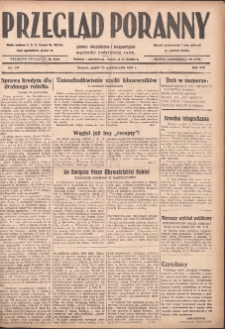 Przegląd Poranny: pismo niezależne i bezpartyjne 1928.10.26 R.8 Nr247