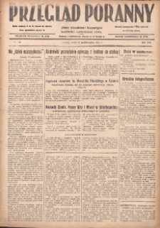 Przegląd Poranny: pismo niezależne i bezpartyjne 1928.10.31 R.8 Nr251