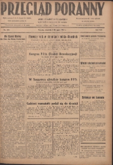Przegląd Poranny: pismo niezależne i bezpartyjne 1928.11.04 R.8 Nr254