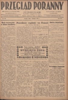 Przegląd Poranny: pismo niezależne i bezpartyjne 1928.11.07 R.8 Nr256