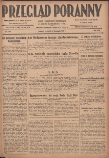 Przegląd Poranny: pismo niezależne i bezpartyjne 1928.11.15 R.8 Nr263