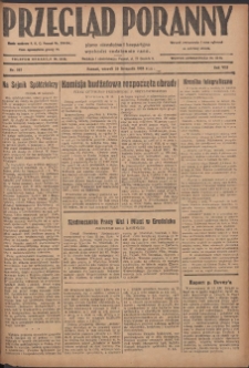 Przegląd Poranny: pismo niezależne i bezpartyjne 1928.11.20 R.8 Nr267