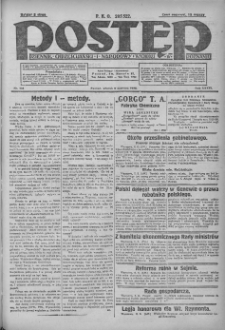 Postęp: dziennik chrześcijański i narodowy: wychodzi w Poznaniu 1925.06.09 R.36 Nr131