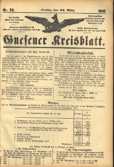Gnesener Kreisblatt 1907.03.24 Nr24