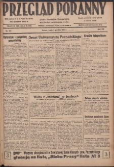Przegląd Poranny: pismo niezależne i bezpartyjne 1928.12.05 R.8 Nr280