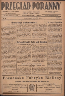 Przegląd Poranny: pismo niezależne i bezpartyjne 1928.12.15 R.8 Nr288