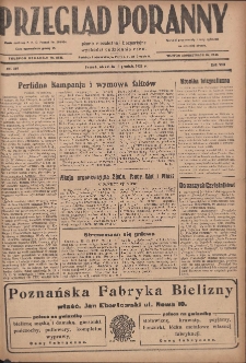 Przegląd Poranny: pismo niezależne i bezpartyjne 1928.12.16 R.8 Nr289