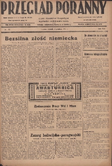 Przegląd Poranny: pismo niezależne i bezpartyjne 1928.12.18 R.8 Nr290