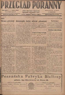 Przegląd Poranny: pismo niezależne i bezpartyjne 1928.12.19 R.8 Nr291