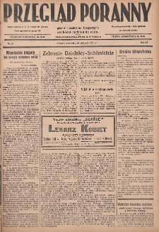 Przegląd Poranny: pismo niezależne i bezpartyjne 1929.01.10 R.9 Nr8