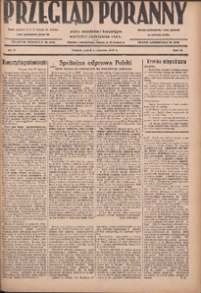 Przegląd Poranny: pismo niezależne i bezpartyjne 1929.01.11 R.9 Nr9