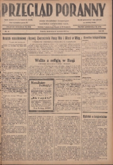 Przegląd Poranny: pismo niezależne i bezpartyjne 1929.01.13 R.9 Nr11