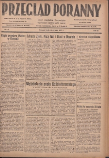 Przegląd Poranny: pismo niezależne i bezpartyjne 1929.01.16 R.9 Nr13