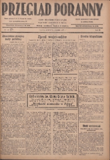 Przegląd Poranny: pismo niezależne i bezpartyjne 1929.01.22 R.9 Nr18