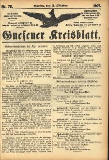 Gnesener Kreisblatt 1907.10.03 Nr79