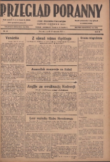 Przegląd Poranny: pismo niezależne i bezpartyjne 1929.01.25 R.9 Nr21