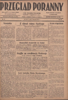 Przegląd Poranny: pismo niezależne i bezpartyjne 1929.01.25 R.9 Nr21