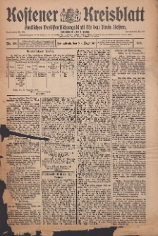 Kostener Kreisblatt: amtliches Veröffentlichungsblatt für den Kreis Kosten 1911.12.30 Jg.46 Nr156