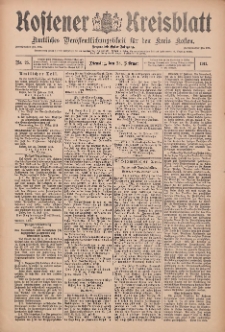 Kostener Kreisblatt: amtliches Veröffentlichungsblatt für den Kreis Kosten 1911.02.28 Jg.46 Nr25