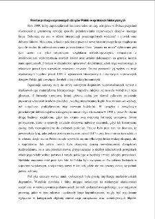 Reinterpretacje najnowszych dziej&oacute;w Polski w syntezach historycznych