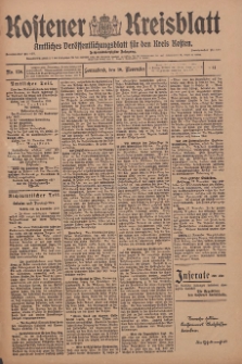 Kostener Kreisblatt: amtliches Ver&ouml;ffentlichungsblatt f&uuml;r den Kreis Kosten 1911.11.18 Jg.46 Nr138