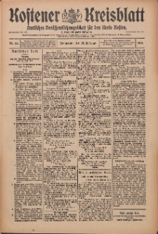 Kostener Kreisblatt: amtliches Veröffentlichungsblatt für den Kreis Kosten 1912.02.22 Jg.47 Nr23