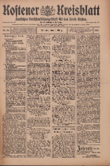 Kostener Kreisblatt: amtliches Veröffentlichungsblatt für den Kreis Kosten 1912.03.05 Jg.47 Nr28
