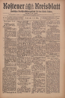 Kostener Kreisblatt: amtliches Ver&ouml;ffentlichungsblatt f&uuml;r den Kreis Kosten 1912.03.09 Jg.47 Nr30