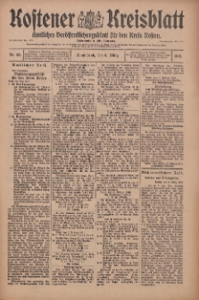 Kostener Kreisblatt: amtliches Veröffentlichungsblatt für den Kreis Kosten 1912.03.09 Jg.47 Nr30