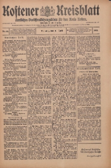 Kostener Kreisblatt: amtliches Ver&ouml;ffentlichungsblatt f&uuml;r den Kreis Kosten 1912.04.16 Jg.47 Nr46