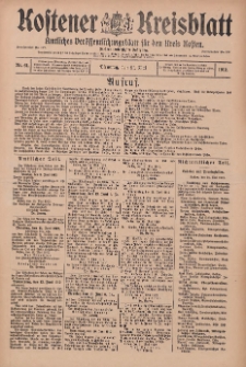 Kostener Kreisblatt: amtliches Ver&ouml;ffentlichungsblatt f&uuml;r den Kreis Kosten 1912.05.21 Jg.47 Nr61
