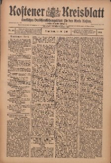Kostener Kreisblatt: amtliches Veröffentlichungsblatt für den Kreis Kosten 1912.07.20 Jg.47 Nr87