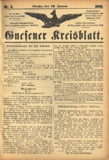 Gnesener Kreisblatt 1908.01.19 Nr6