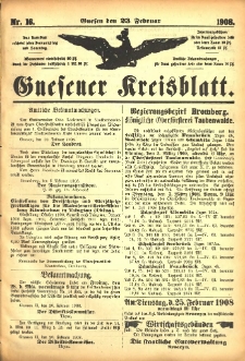 Gnesener Kreisblatt 1908.02.23 Nr16