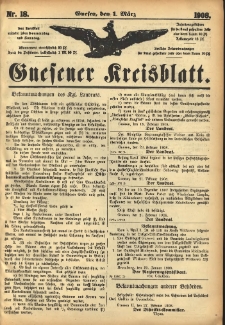 Gnesener Kreisblatt 1908.03.01 Nr18