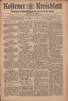 Kostener Kreisblatt: amtliches Veröffentlichungsblatt für den Kreis Kosten 1912.08.03 Jg.47 Nr93